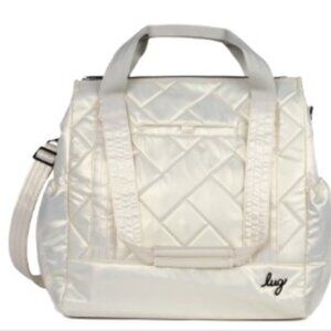 Lug  Yacht Carry-All Zip-Top Tote METALLIC CHAMPAGNE